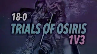 INSANE 1V3 TRIALS OF OSIRIS | 18-0