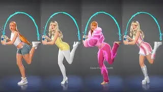 Fortnite Slurp The Internet Emote With Ice Spice Sabrina Carpenter Skin Thicc 🍑😜😍 Who Won ?