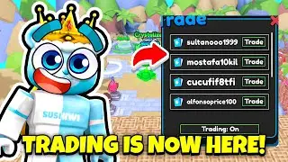 ⛲️🌴 TRADING UPDATE & BEACH WORLD IN SUPER PUNCH SIMULATOR! (ROBLOX)