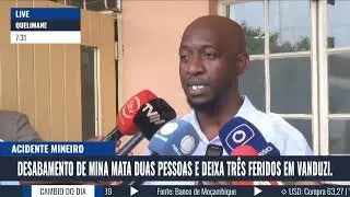 DESABAMENTO DE MINA MATA DUAS PESSOAS E DEIXA TR&Ecirc;S FERIDOS EM VANDUZI| TV Zamb&eacute;zia 24h