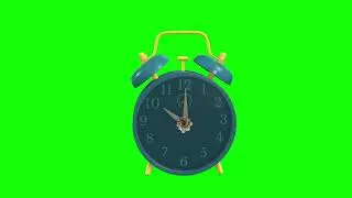 Urgent Alert: 3D Green Screen Alarm Animation