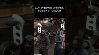Gym employees vs non re rackers #gymmemes #deadpool#wolverine