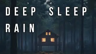 Deep Sleep Rain 🌧️ Quiet Forest Treehouse at Night