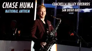 Chase Huna National Anthem Coachella Valley Firebirds