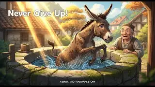 Never Give Up | Inspirational English Story | The Donkey in the Well | Moral Story for Everyone