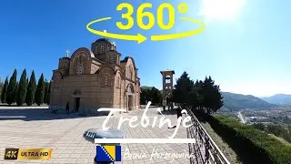 🇧🇦 Explore Trebinje in 360 VR | Hidden Gem of Bosnia | Virtual Walking Tour in 4K