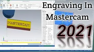 ENGRAVING IN MASTERCAM  2021