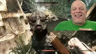 REACTION VIDEOS | Skyrim's HILARIOUS Bare-Fisted Tough Guy!