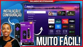 Roku Streaming Stick Plus Instalação e Configuração Completa! Passo a Passo Completo!