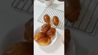 Baking with tangzhong today. Soft bread, gentle texture, and comfort in every bite. #bread