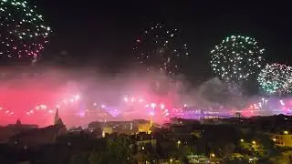 Fireworks in Budapest, August 20, 2025
