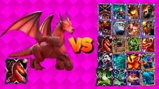 LEGEND DRAGON vs All CARD'S | castle crush