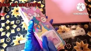 easy and beautiful DIY note book cover design@ biasartandcrafts