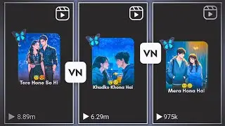 New Trending Lyrics Video Editing In Vn App | Lyrics Reels Video Editing In Vn App | Vn Lyrics Edit