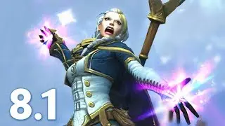 Jaina Blows the Horde Invaders Up & Steals The Abyssal Scepter from Rastakhan [WOW BFA 8.1 Cutscene]