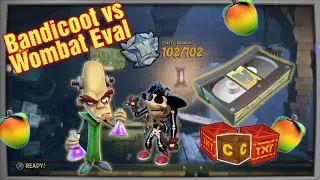 Bandicoot vs Wombat Eval Flashback Tapes Crash Bandicoot 4