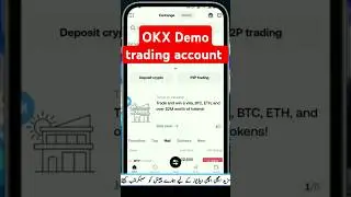 OKX demo trading account tutorial #okx