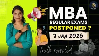MBA | SEMESTER-3 | EXAM POSTPONED UPDATE | OSMANIA UNIVERSITY | 2026 | @shivanipallela 