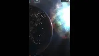 Blue laser destroys the earth in a game and in real life
