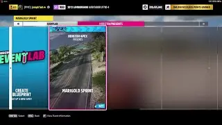 Forza Horizon 5 Series 27 New Race - Marigold Sprint - 2012 Lamborghini Aventador LP700-4