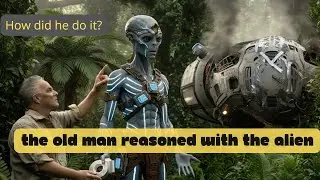 Alien contact with an elderly American