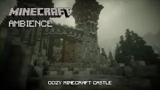 Minecraft Rainy Mountain Castle 🏰🌧️ LIVE | Cinematic Ambience, Rain & Music | Day & Night