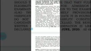 NDA APPLICATION FORM 2020
