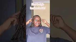 How to Style Knotless Braids (Easy Hairstyles for Beginners) #knotlessbraids #knotlessbraids