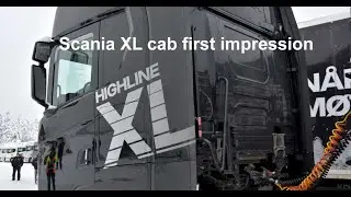 Кабина Scania Highline XL, первое впечатление