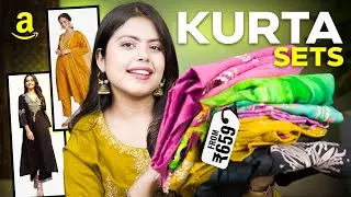 Festive Kurta/Suit Set Haul Under 1500 From Amazon | Best Kurti-Set Haul 2025 By Priya Pandey