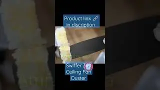 @Swiffer 360 Ceiling Fan Duster with Extension Pole, Dusters for Cleaning,
