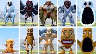 EVOLUTION OF ALL CURSED OWL VS TUNG TUNG SAHUR FAMILY ITALIAN AI BRAINROT MEMES in Garry's Mod