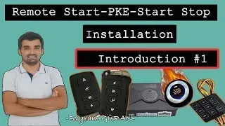 Uzaktan Araç Çalıştırma Anahtarsız Giriş ve Start Stop Buton Montajı #1