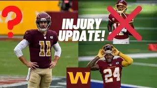Washington Football Team Final Injury Report! Terry Mclaurin Doubtful! Alex Smith Questionable!