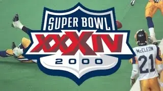 Super Bowl XXXIV: Kevin Dyson tackled one yard short from touchdown- Rams Win Super Bowl