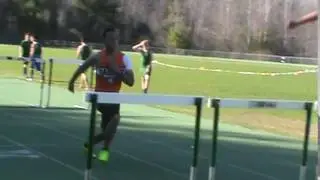 GHS  vs Oakmont Hurdles Justin Nguyen, Frank Harrington '16