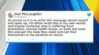 Dan McLaughlin talks of history with alcoholism, depression in Twitter post after losing Cardinal...