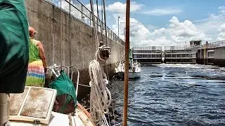 360&deg; video: H Position Report, June 7, 2015 - Exiting Ortona Lock