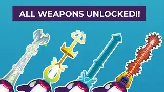 Unlock all weapons | Stabfish.io (Cc for English subtitle)