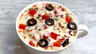microwave mug pizza&nbsp;| 1 Minute Mug Pizza recipe In Microwave