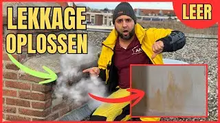 Leer zelf lekkage opsporen  Grote lekkage door installatiefout