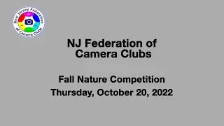 NJFCC Fall Nature Competition 2022