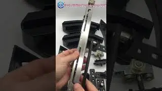 SDR 019 Flush Sliding Door System with Two-way Damper for Doors Up To 70kg