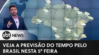 Veja a previsão do tempo para o seu estado nesta 5ª feira | #SBTNewsnaTV (02/03/23)
