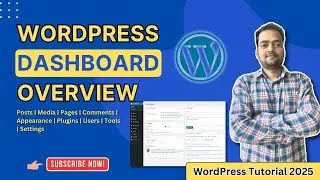 WordPress Dashboard Explained for Beginners in Hindi 2025 | Complete Guide | RTH