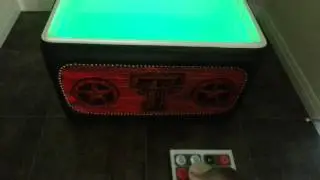 Custom one of a kind ice chest radio