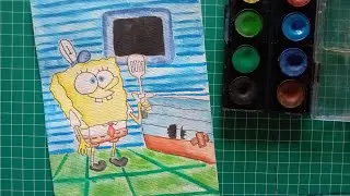 Coloring for Kids | Help wanted Spongebob  | Majalah Colour