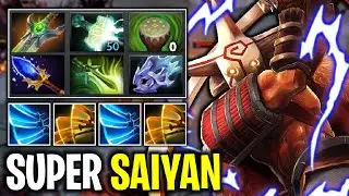 SUPER SAIYAN..!! 600+ Attack Speed Juggernaut Aghanim Scepter 7.27 | Dota 2
