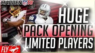 HUGE PACK OPENING! LIMITED EDITION MORRIS AND HITCHENS MUT 18 PACK OPENING | Madden 18 Ultimate Team