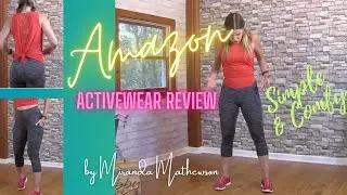 AMAZON ACTIVEWEAR REVIEW: BRIGHT Red Tank with Comfortable Leggings